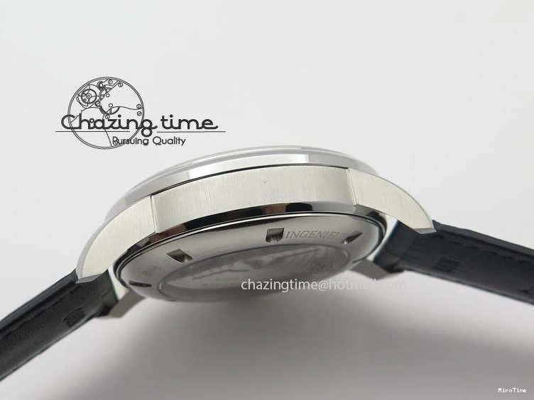 MIROTIME 0503 RelaxedFit Ingeniuer St.Laurens SS White Dial MKF 1:1 V2 Best Edition On Black Leather Strap A 7355